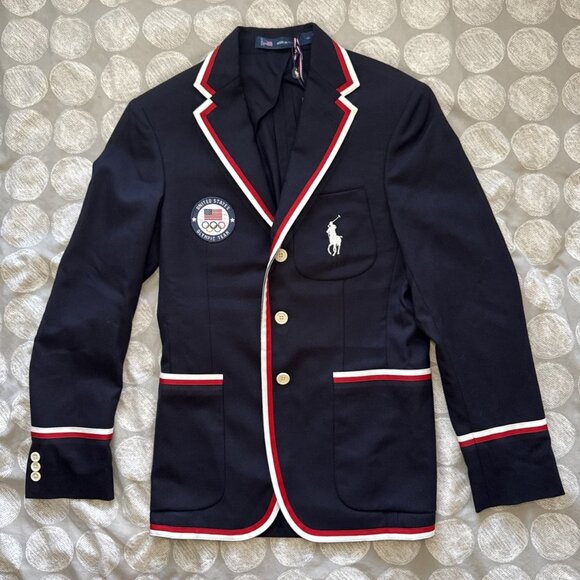 NWT Polo Ralph Lauren Men's Team USA 2024 Olympic Opening Ceremony Blazer Sz 40R - Picture 1 of 16